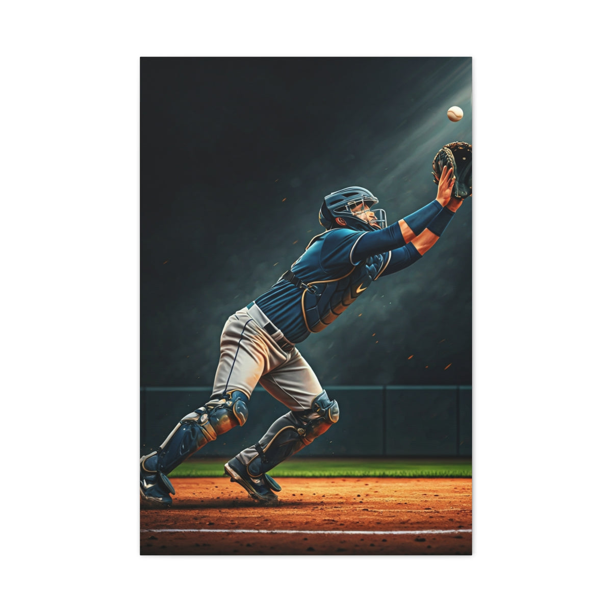 Catcher Full Extension Dive Wall Art & Canvas Prints