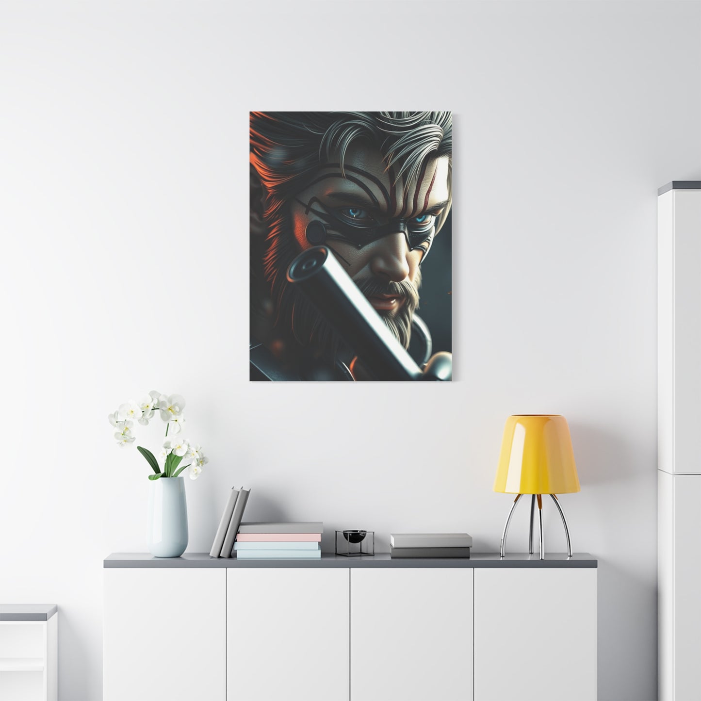 Vision Metal Gear Solid Art Art Wall Art & Canvas Print