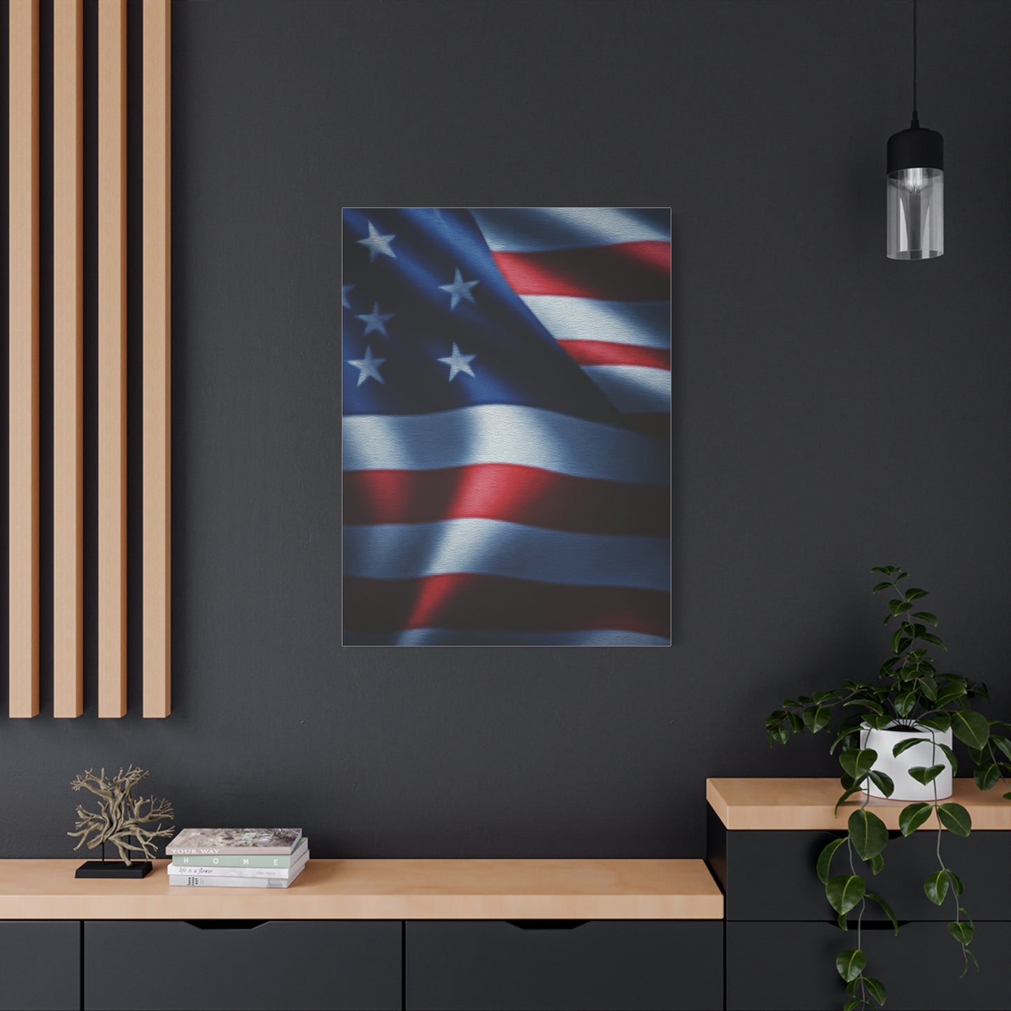 Stars and Stripes Sunset Horizon Wall Art & Canvas Prints