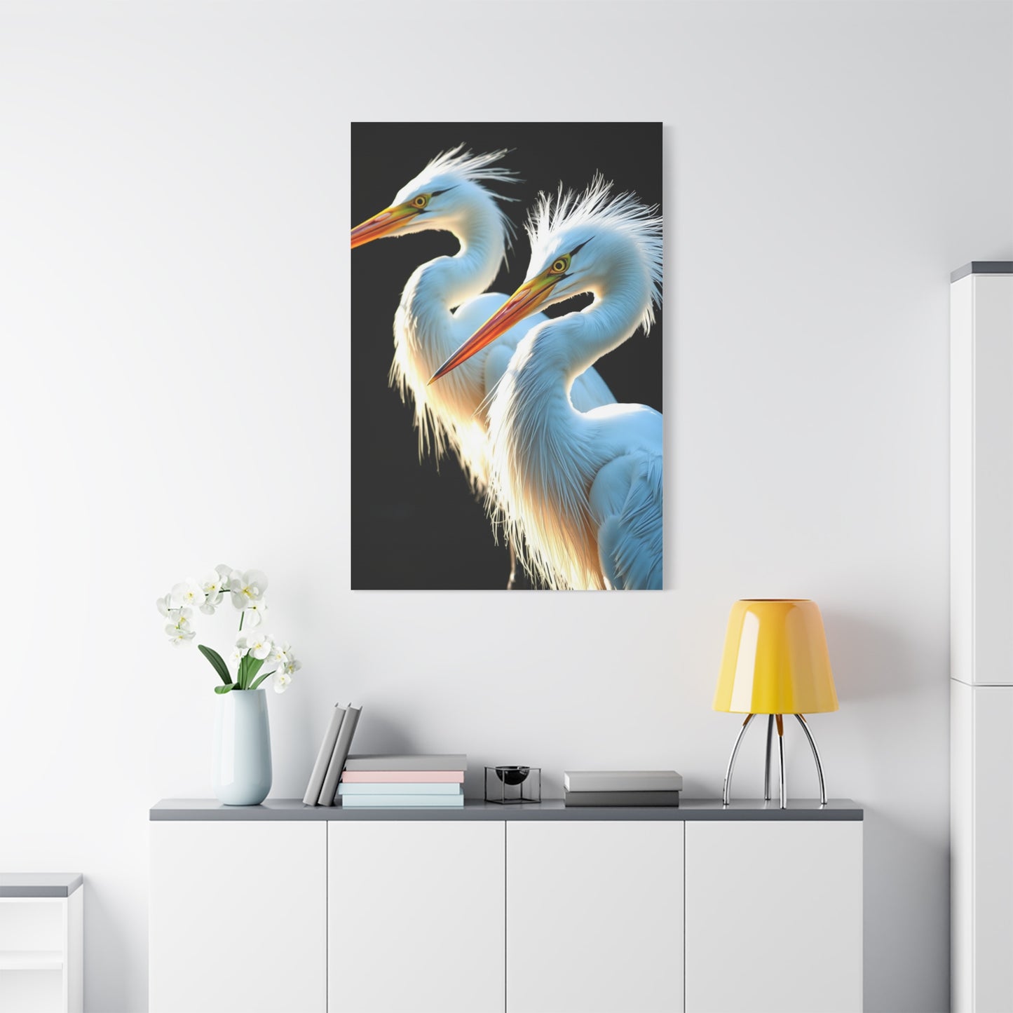 Herons and Egrets Art Supreme Canvas Wall Art & Canvas Print