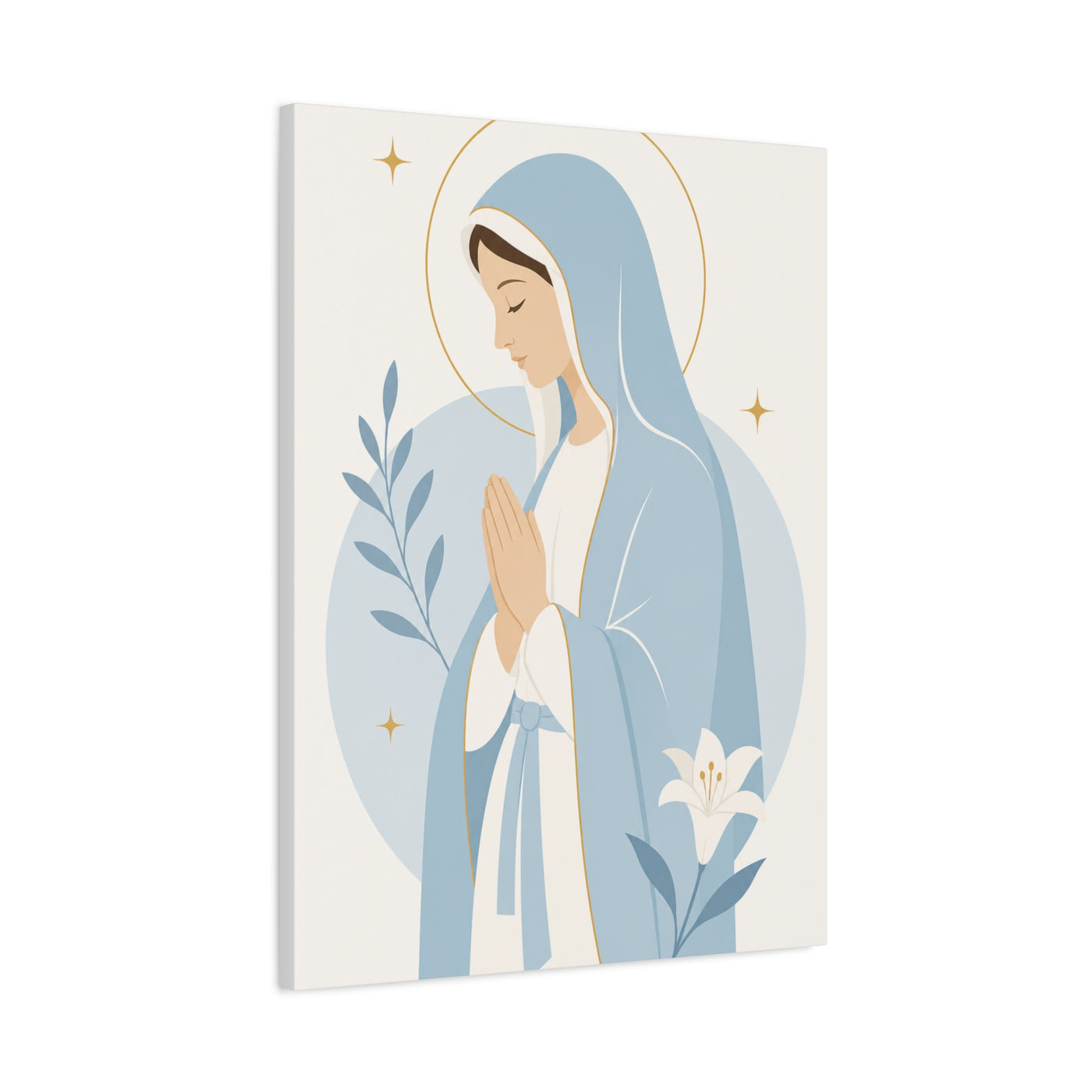 Minimalist Modern Mary Wall Art & Canvas Print