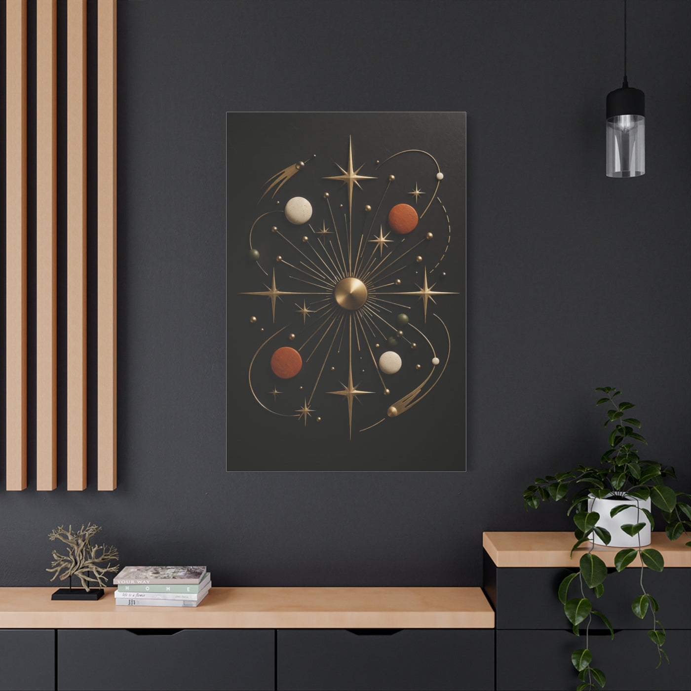 Atomic Starburst Constellation Wall Art & Canvas Print