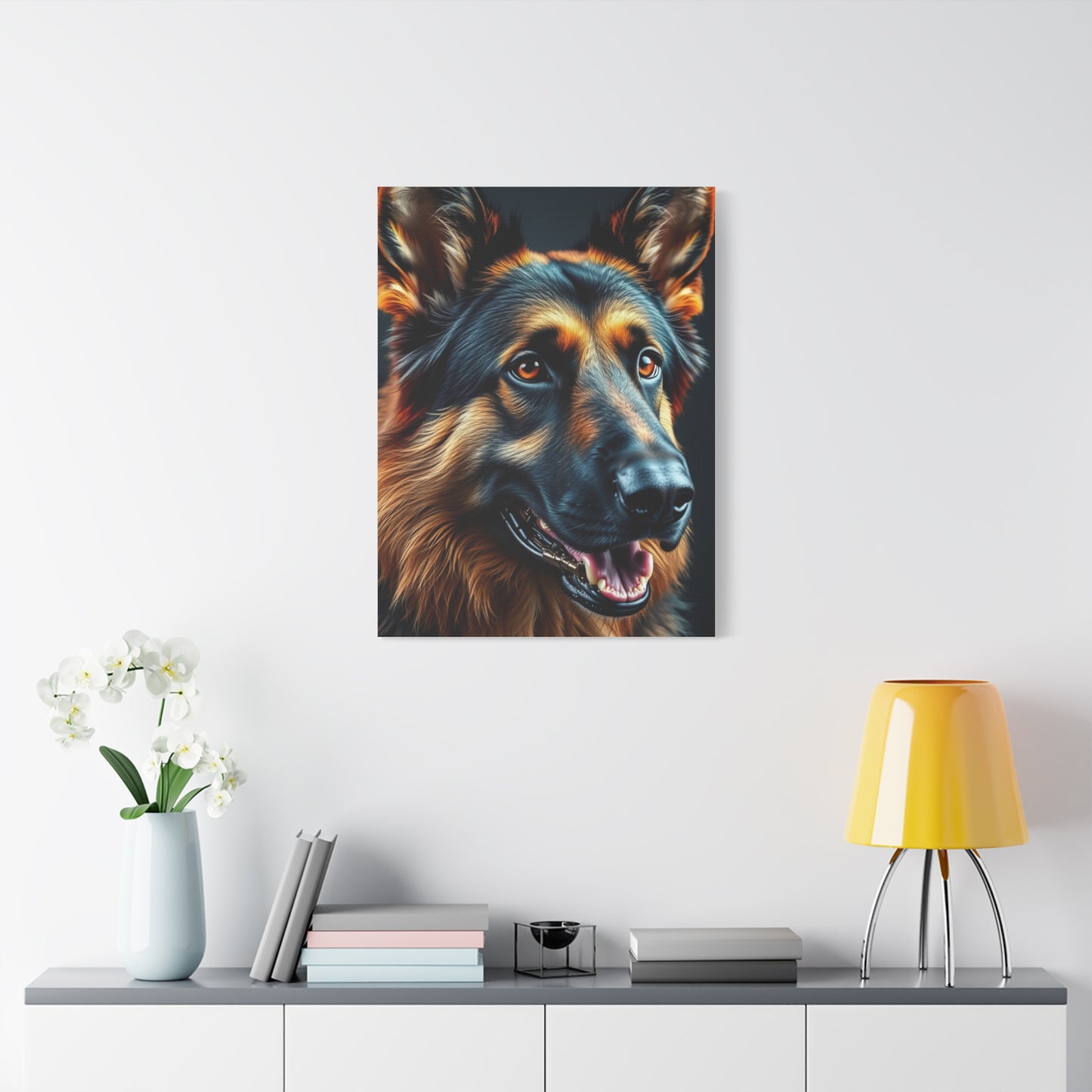 German Shepherd Art Supreme Canvas Wall Art & Canvas Print