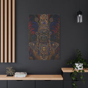 Black Masking Ceremonial Portrait Wall Art & Canvas Print