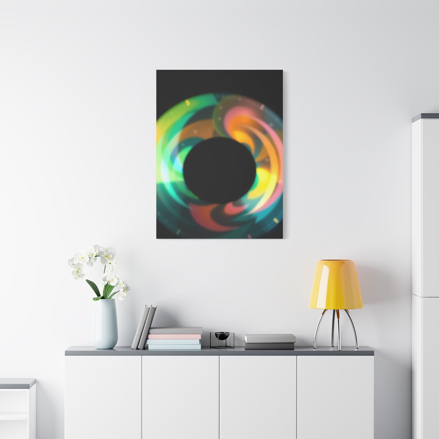 Elite Circular Abstract Art Vision Wall Art & Canvas Print
