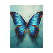 Azure Blue Butterfly Elegance Wall Art & Canvas Prints