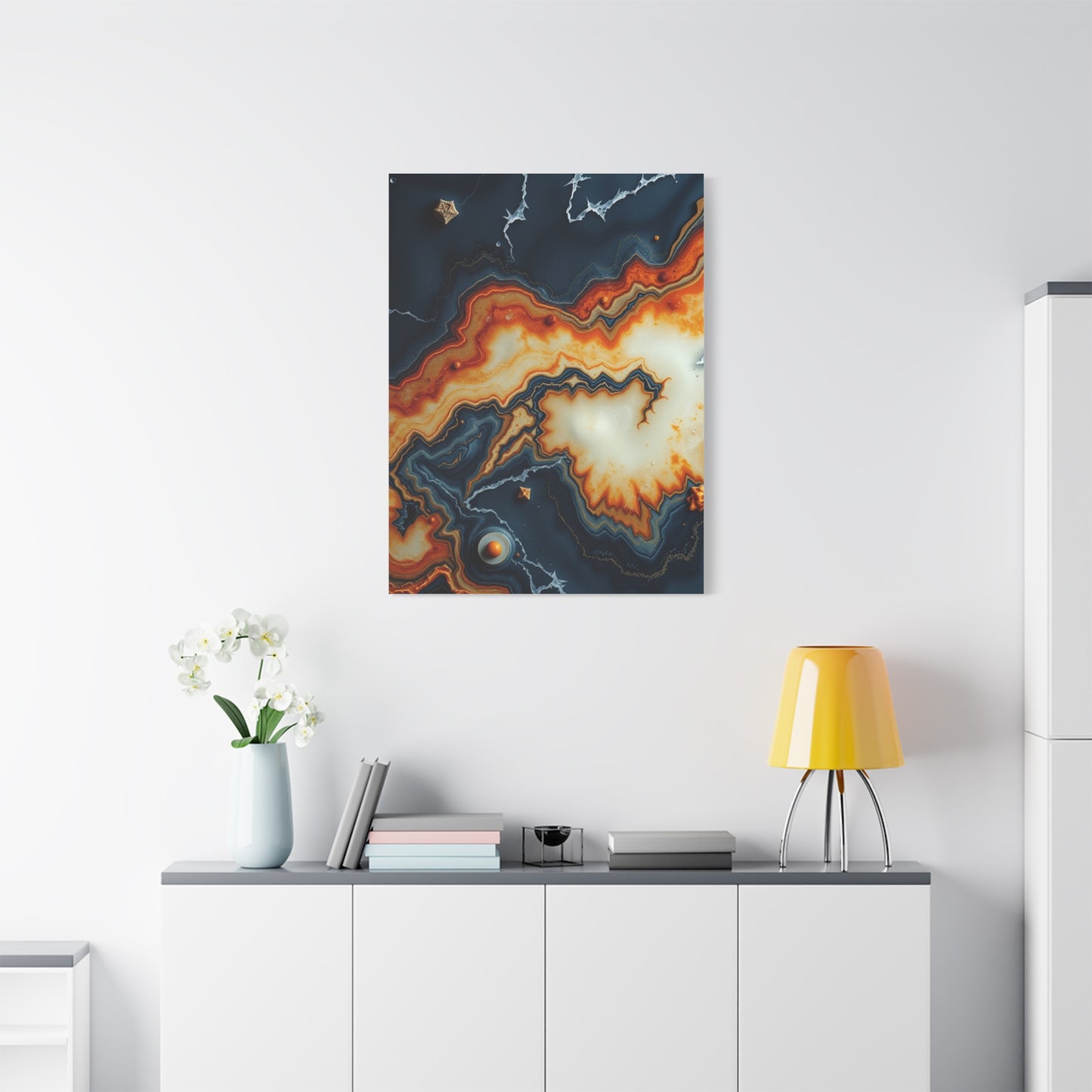 Charcoal, Onyx, and Ivory Art Supreme Gallery Wall Art & Canvas Print