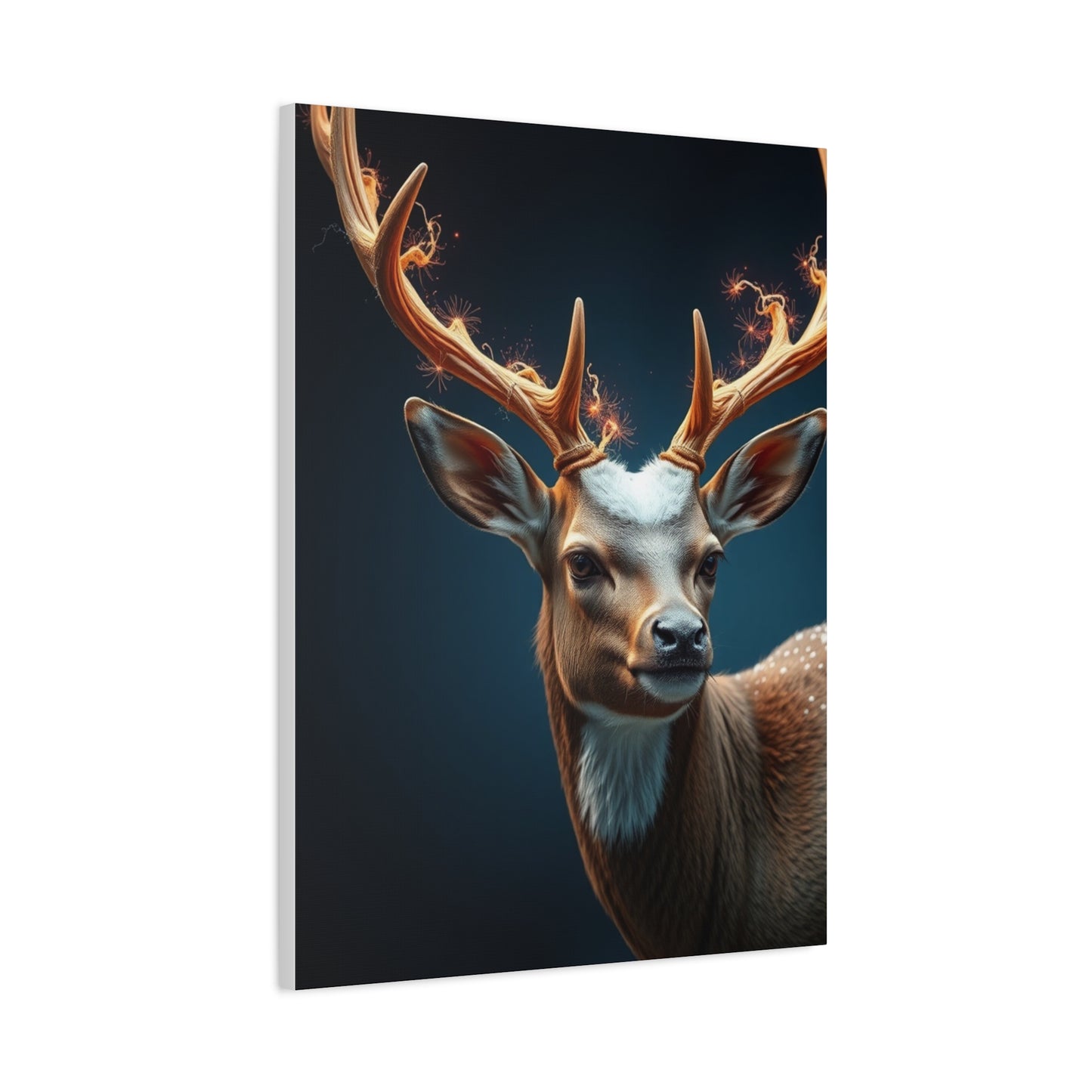 Graceful Antler Portraiture Wall Art & Canvas Print
