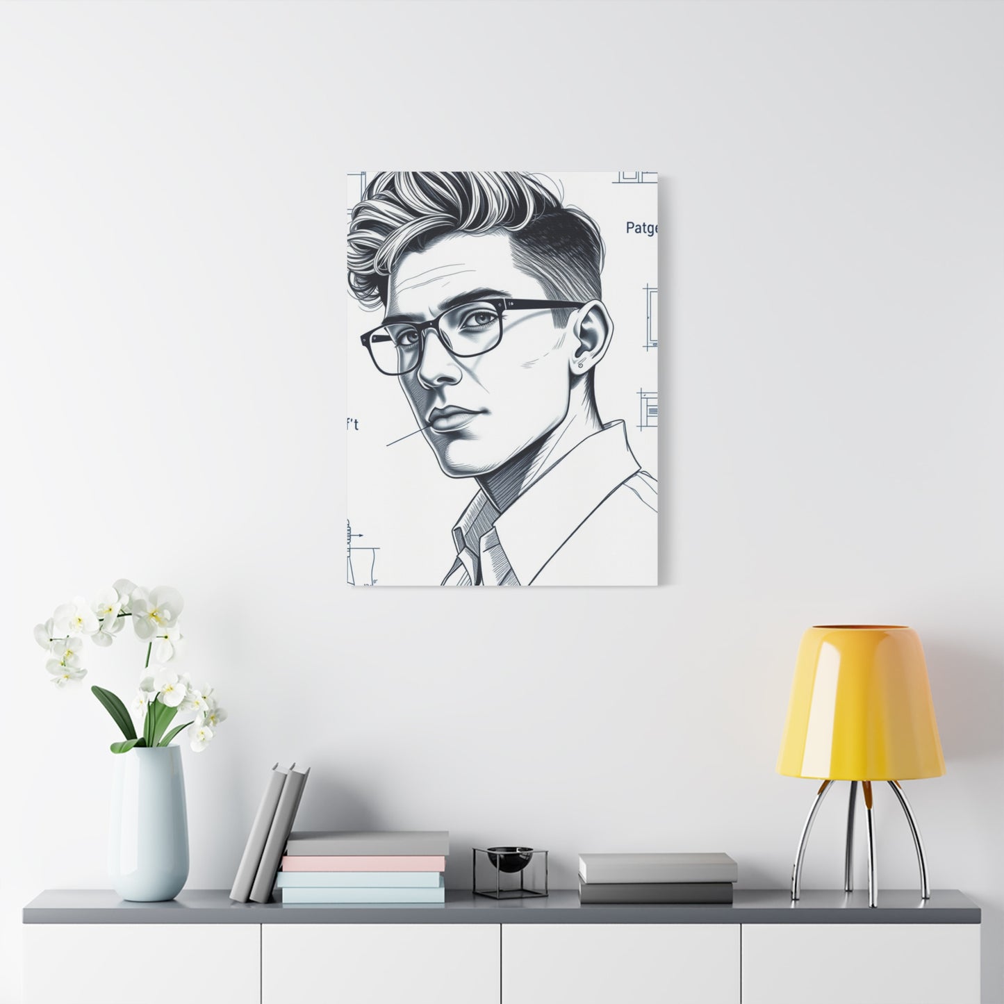 Supreme Art Collection Blueprint & Patent Sketches  Wall Art & Canvas Print