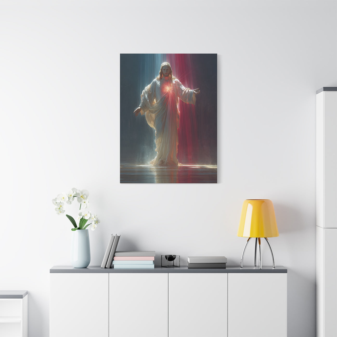 Divine Mercy Christ Radiant Light Wall Art & Canvas Print