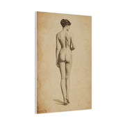 Classical Back Study Figure Wall Art & Canvas Print