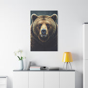 Golden Hour Bear in Pine Forest Wall Art & Canvas Prints