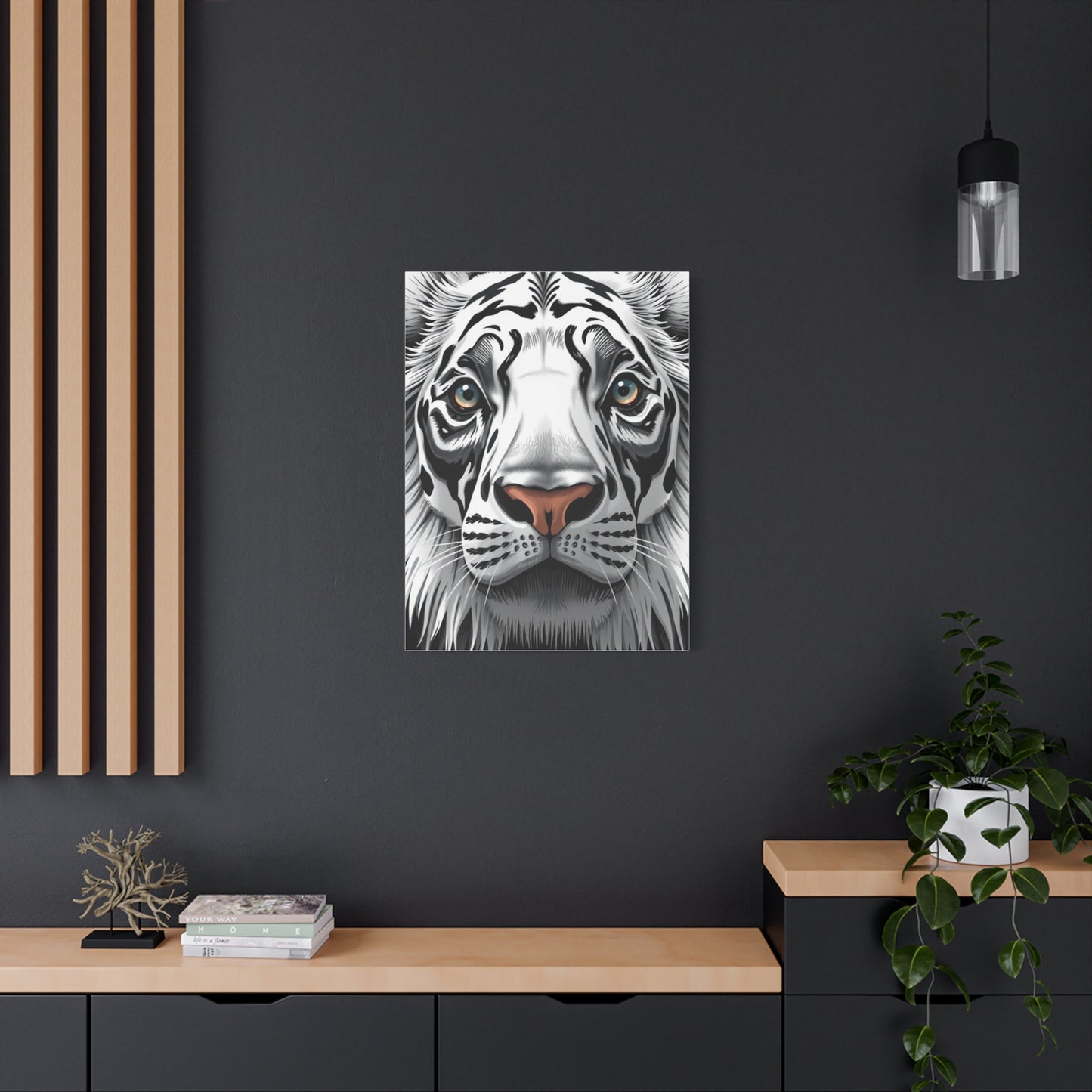Black and White Illustrations Art Luxury Canvas Wall Art & Canvas Print