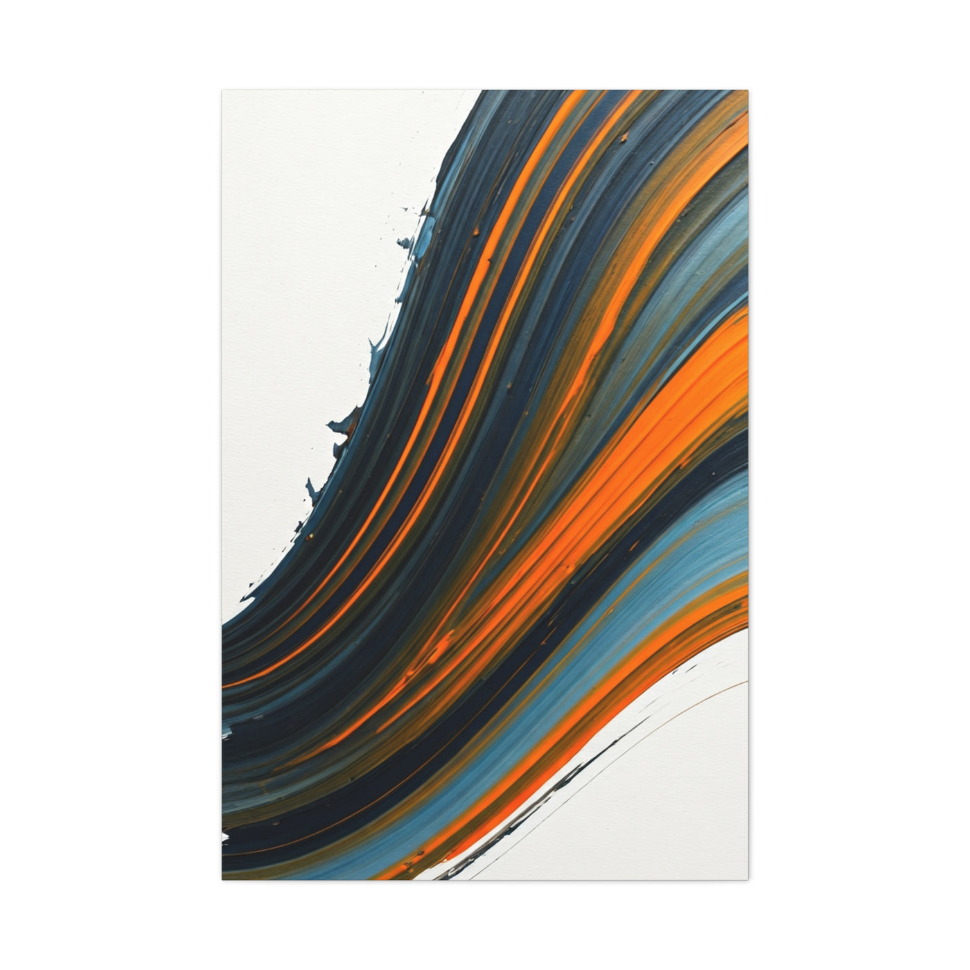 Layered Warm Stream Abstract Wall Art & Canvas Prints
