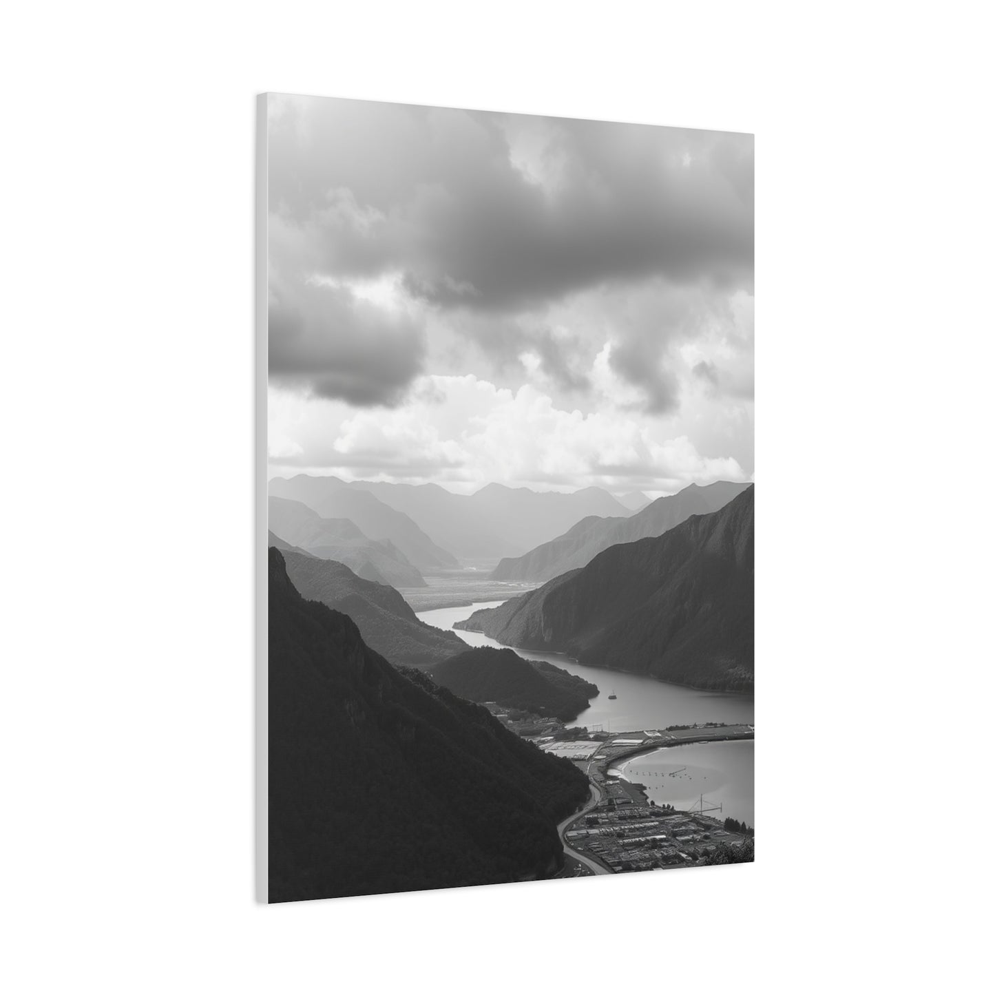 Black & White Scenic Landscapes Art Supreme Canvas Wall Art & Canvas Print