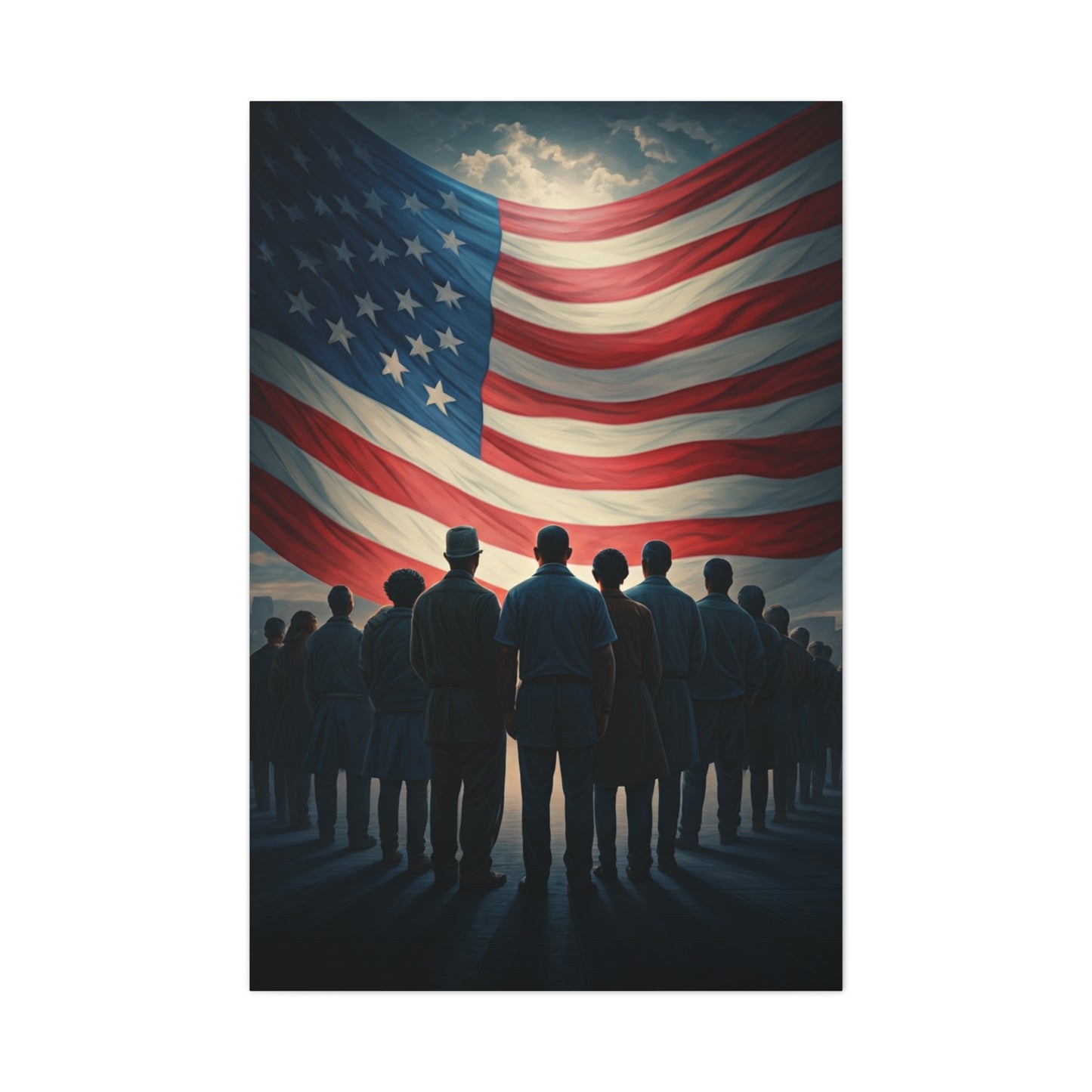 United Under the Stars and Stripes Wall Art & Canvas Prints
