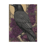 Dark Raven Moon Folk Wall Art & Canvas Print