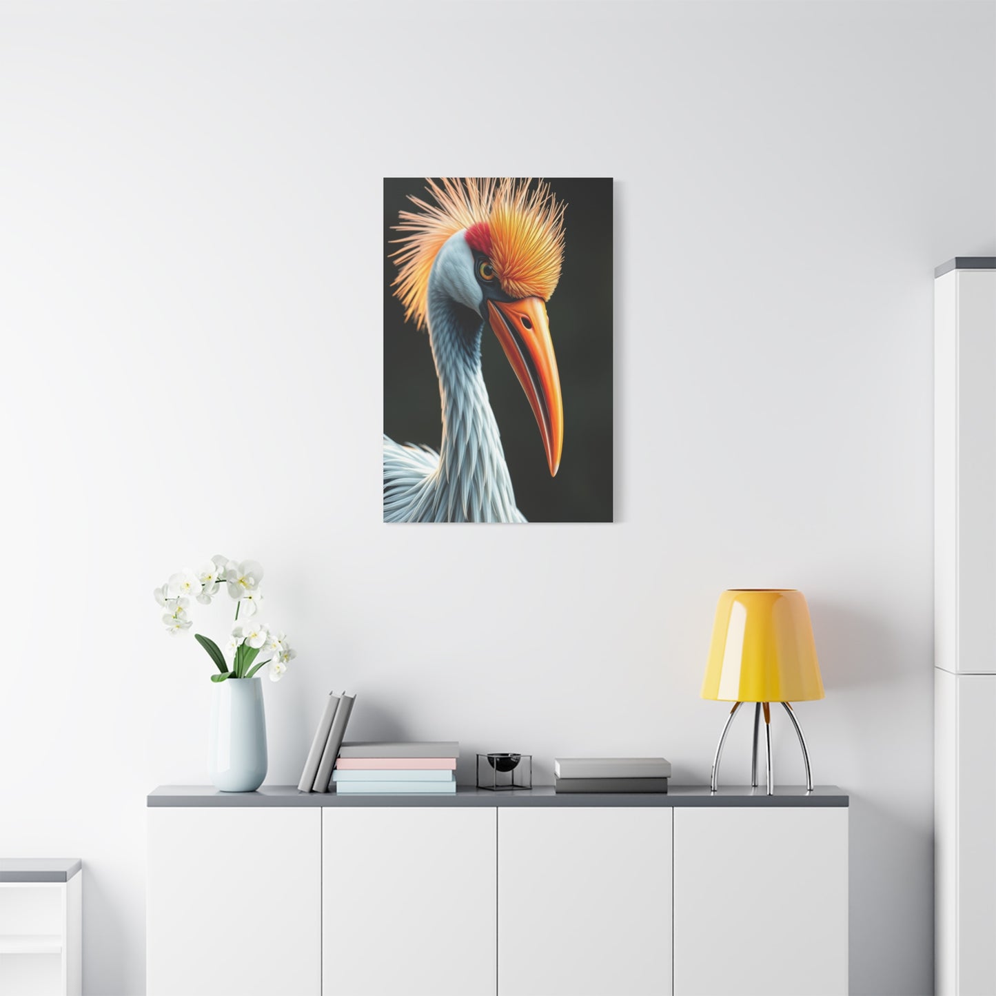 Graceful Aves Portrait Wall Art & Canvas Print