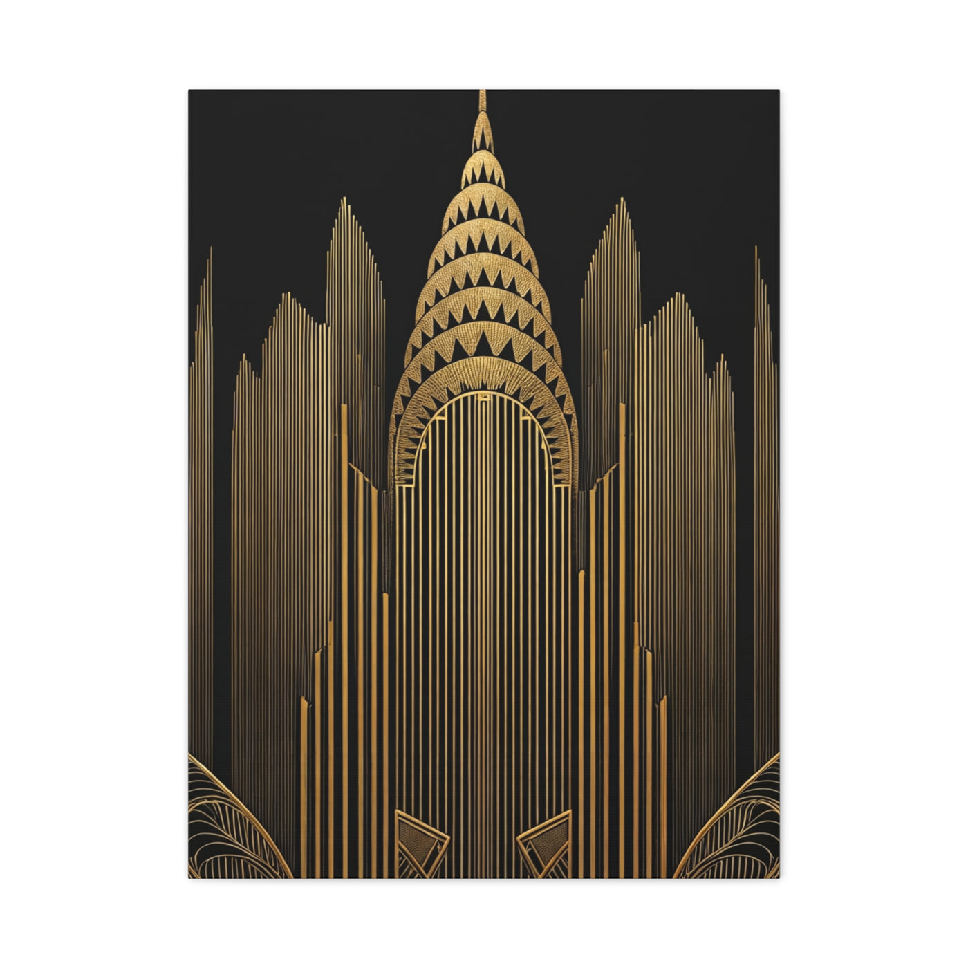 Cathedral Spire Art Deco Architecture Wall Art & Canvas Prints