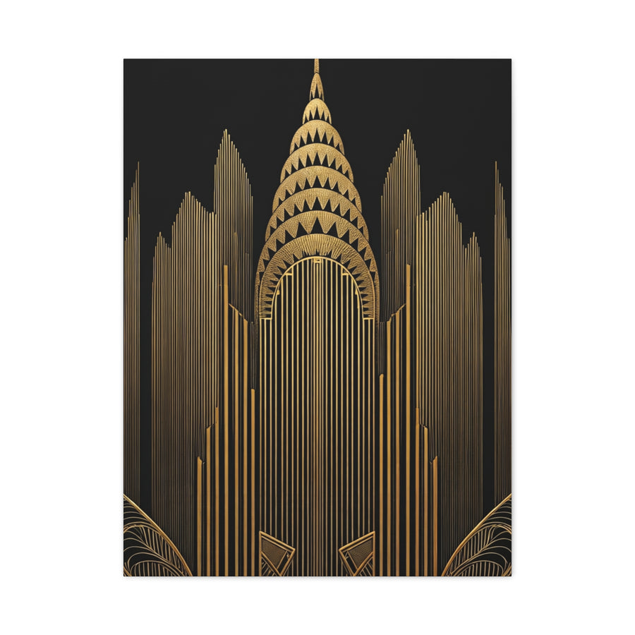 Cathedral Spire Art Deco Architecture Wall Art & Canvas Prints