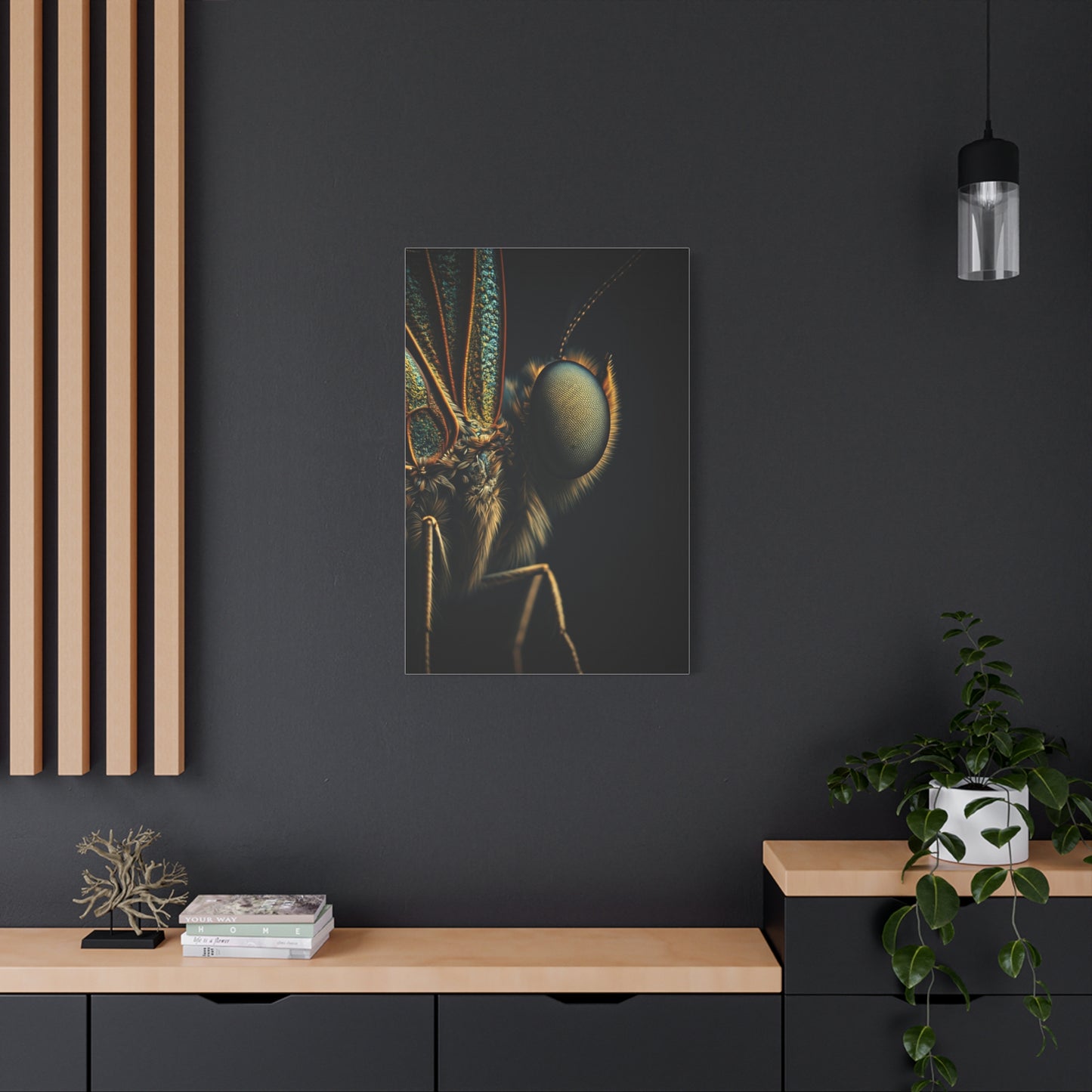 Butterfly Micro Detail Scientific Portrait Wall Art & Canvas Prints