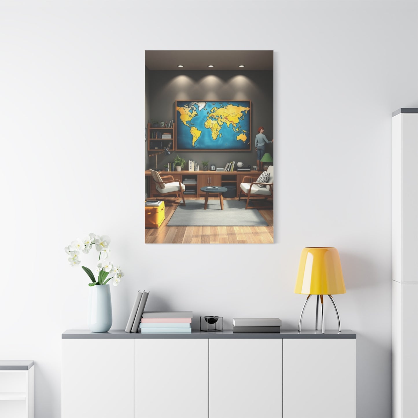 College Room Decor Art Luxury Canvas Wall Art & Canvas Print