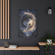 Celestial Wolf Pair Energy Vortex Wall Art & Canvas Print