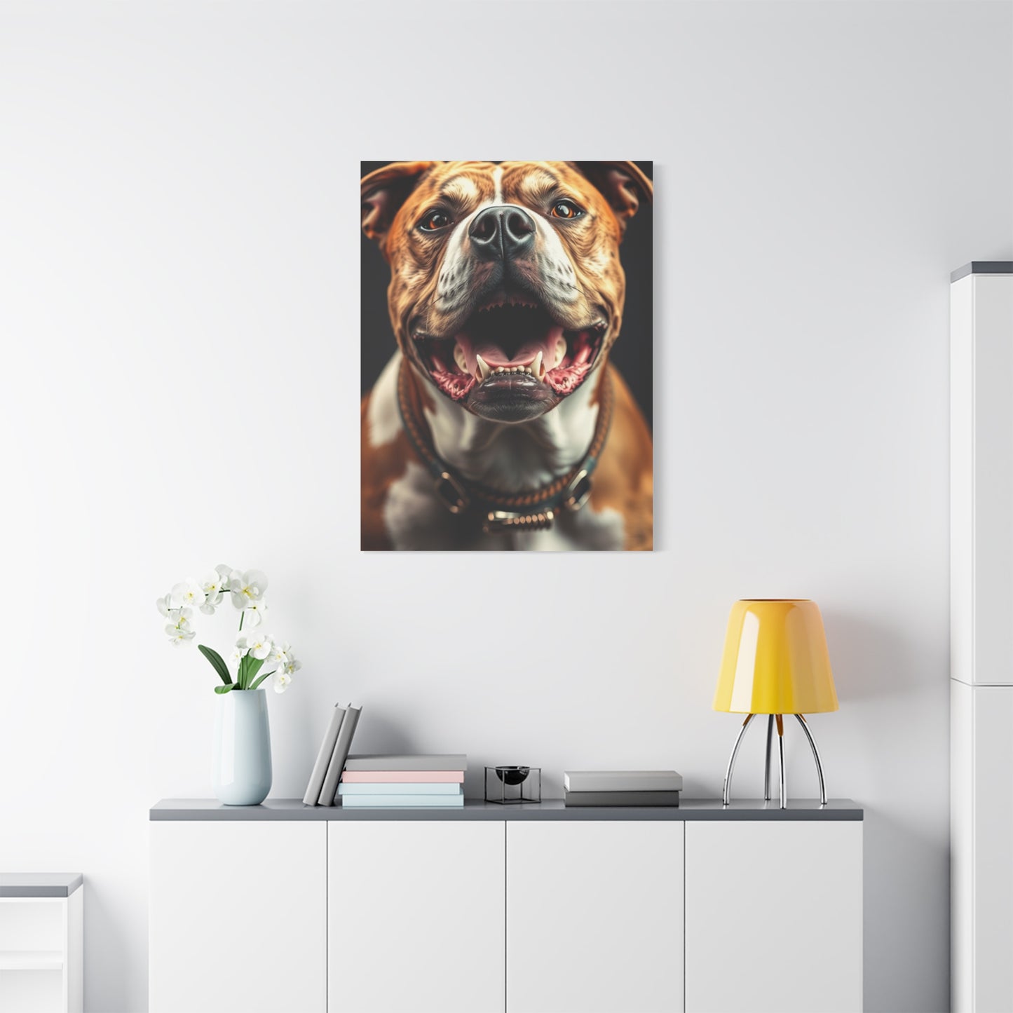 Pit Bull Art Supreme Canvas Wall Art & Canvas Print