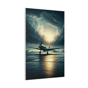 Storm Horizon Runway Flight Wall Art & Canvas Prints