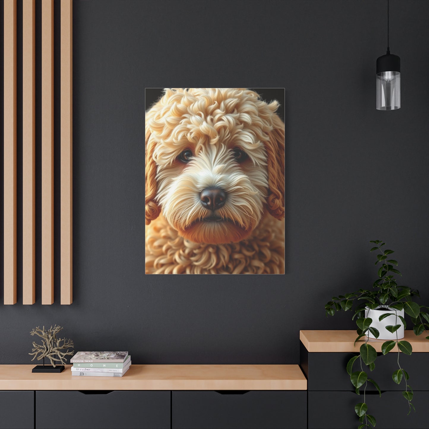 Premium Golden Doodle Art Supreme Canvas Gallery Wall Art & Canvas Print