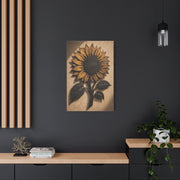 Rustic Iron Sunflower Wall Sculpture Wall Art & Canvas Print