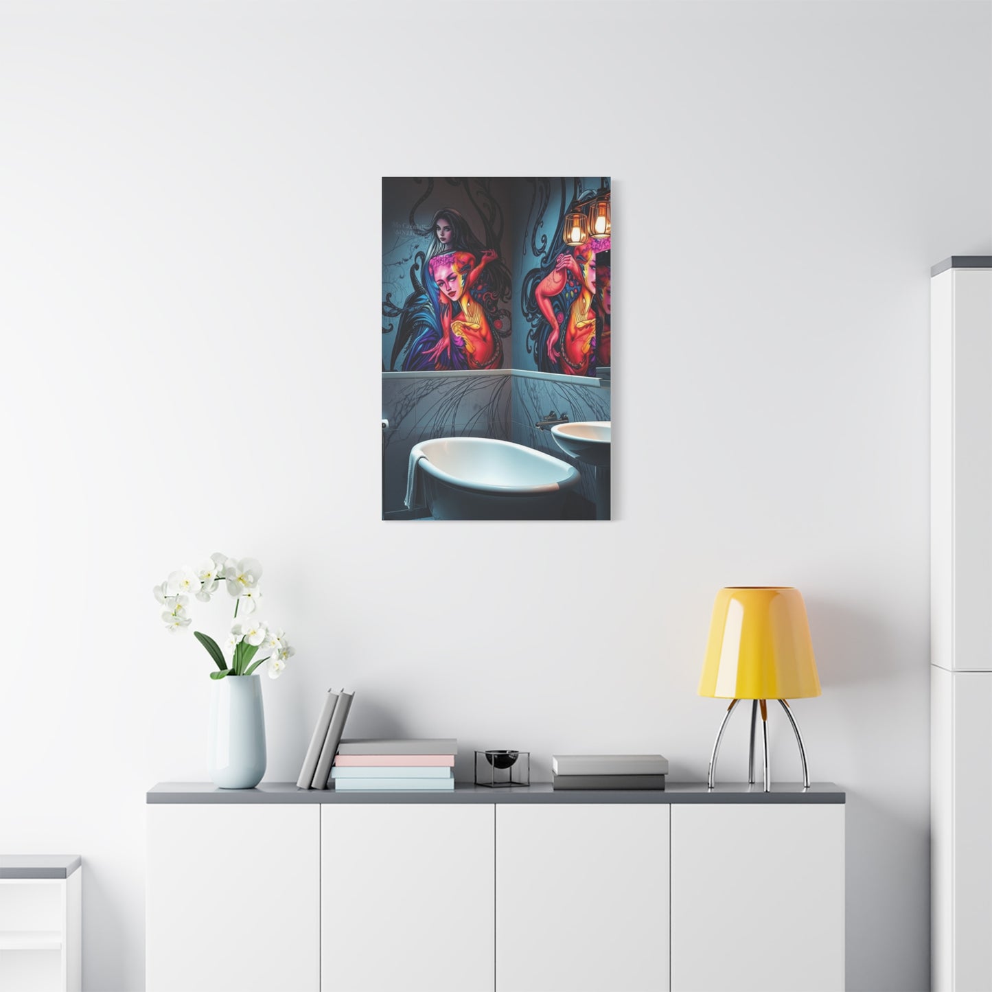 Aqua Reverie Wall Masterpiece Wall Art & Canvas Print
