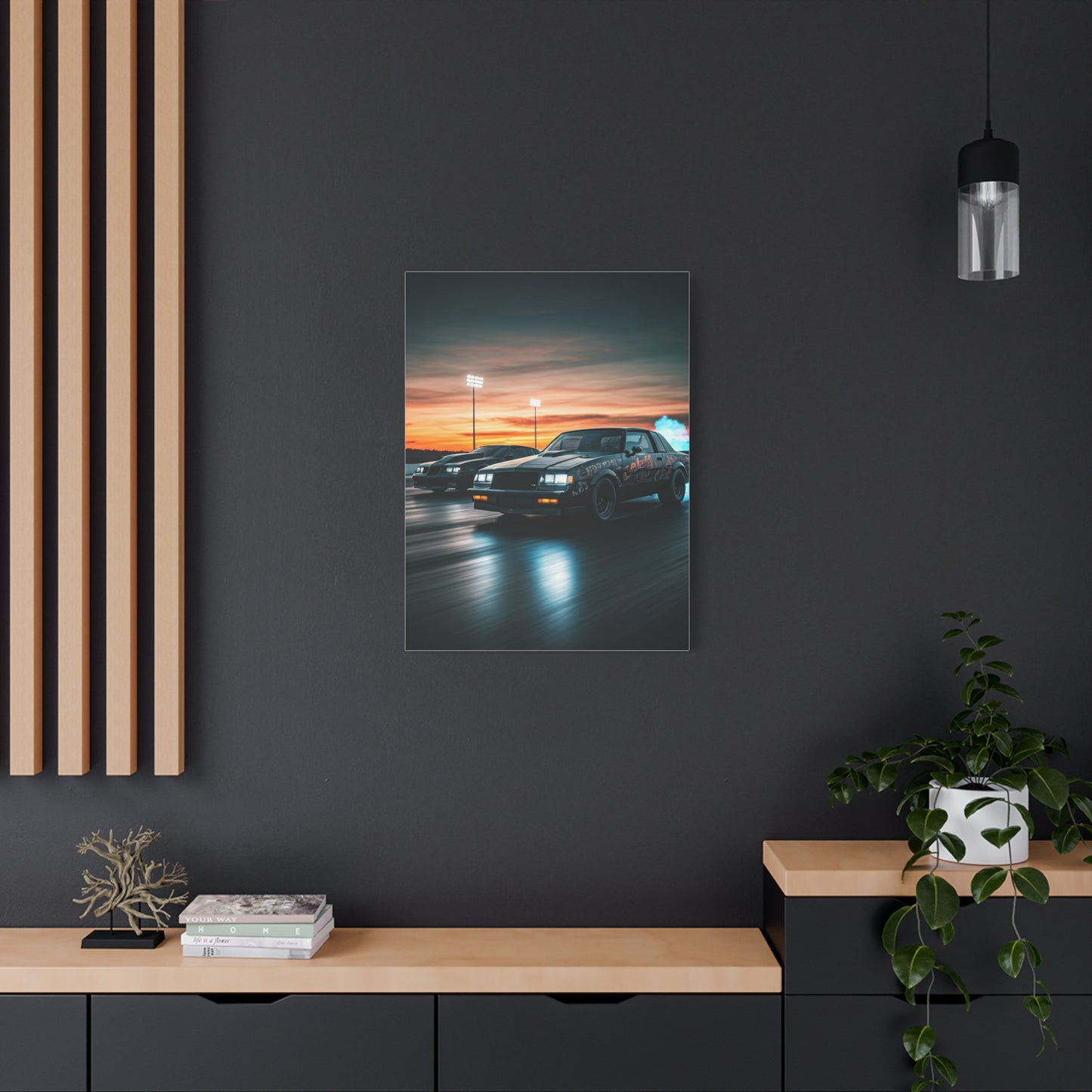 Turbo G Body Chase Under Stadium Lights Wall Art & Canvas Prints