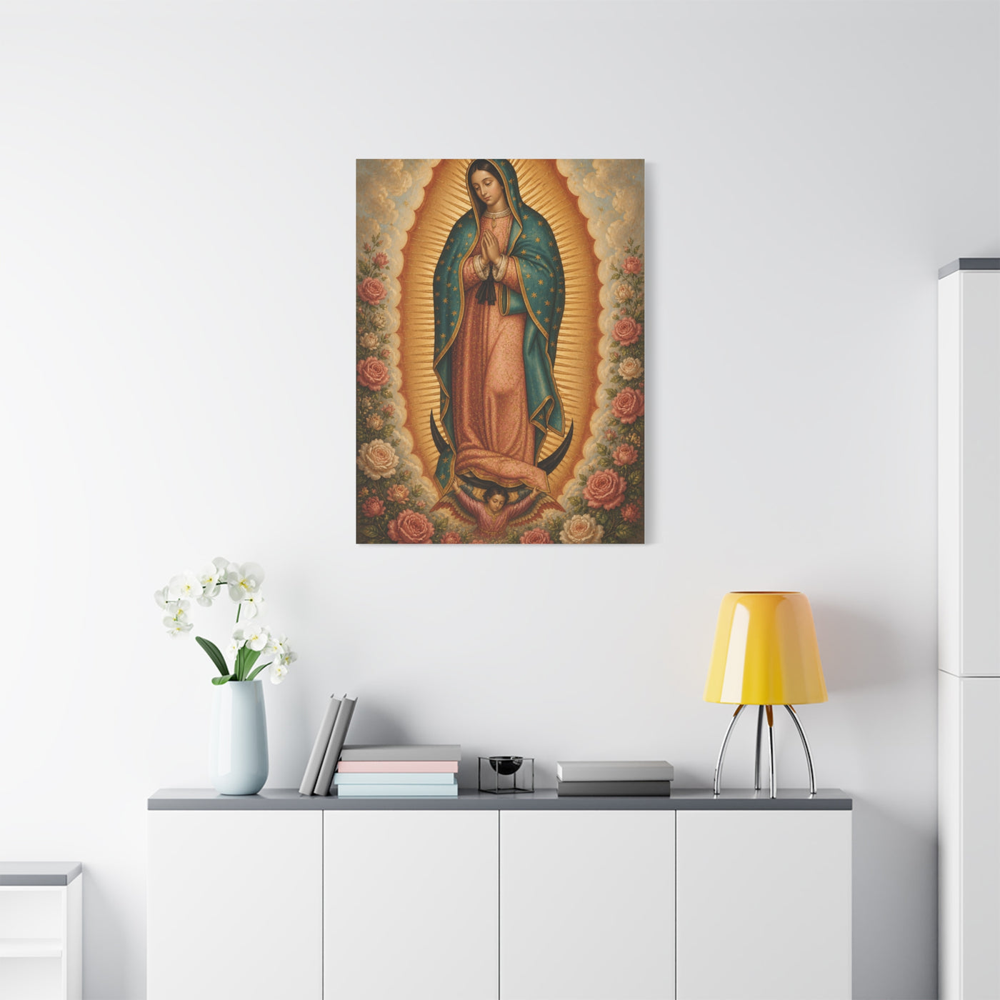 Our Lady of Guadalupe Sacred Icon Wall Art & Canvas Print