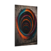 Urban Vortex Graffiti Tunnel Street Wall Art & Canvas Print