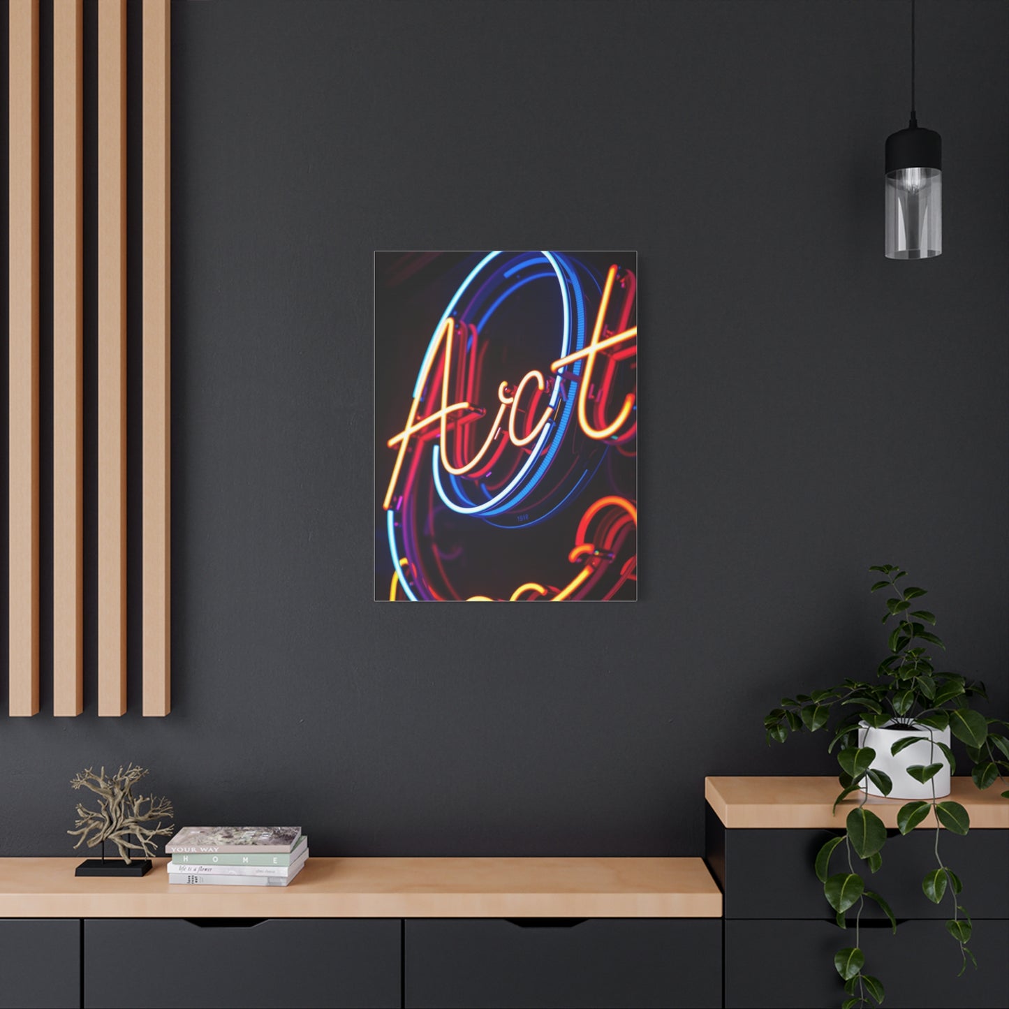 Ethereal Neon Reverie Wall Art & Canvas Print