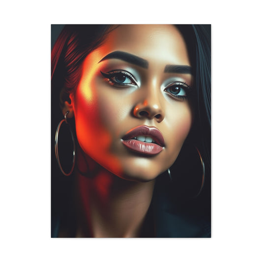 Aaliyah Art premium Canvas Gallery Wall Art & Canvas Print