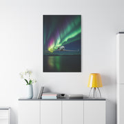 Northern Lights Jet Flight Wall Art & Canvas Prints