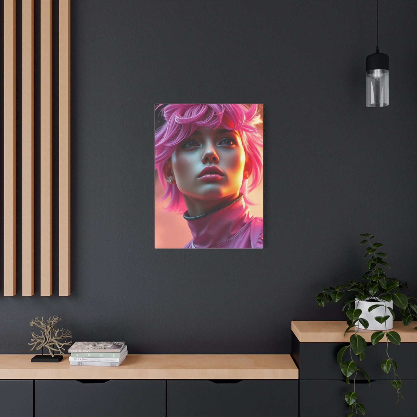 Supreme Art Gold & Pink Art Collection Wall Art & Canvas Print
