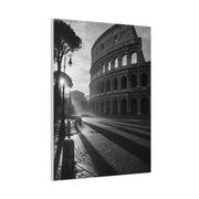 Colosseum Morning Light Monochrome Wall Art & Canvas Print