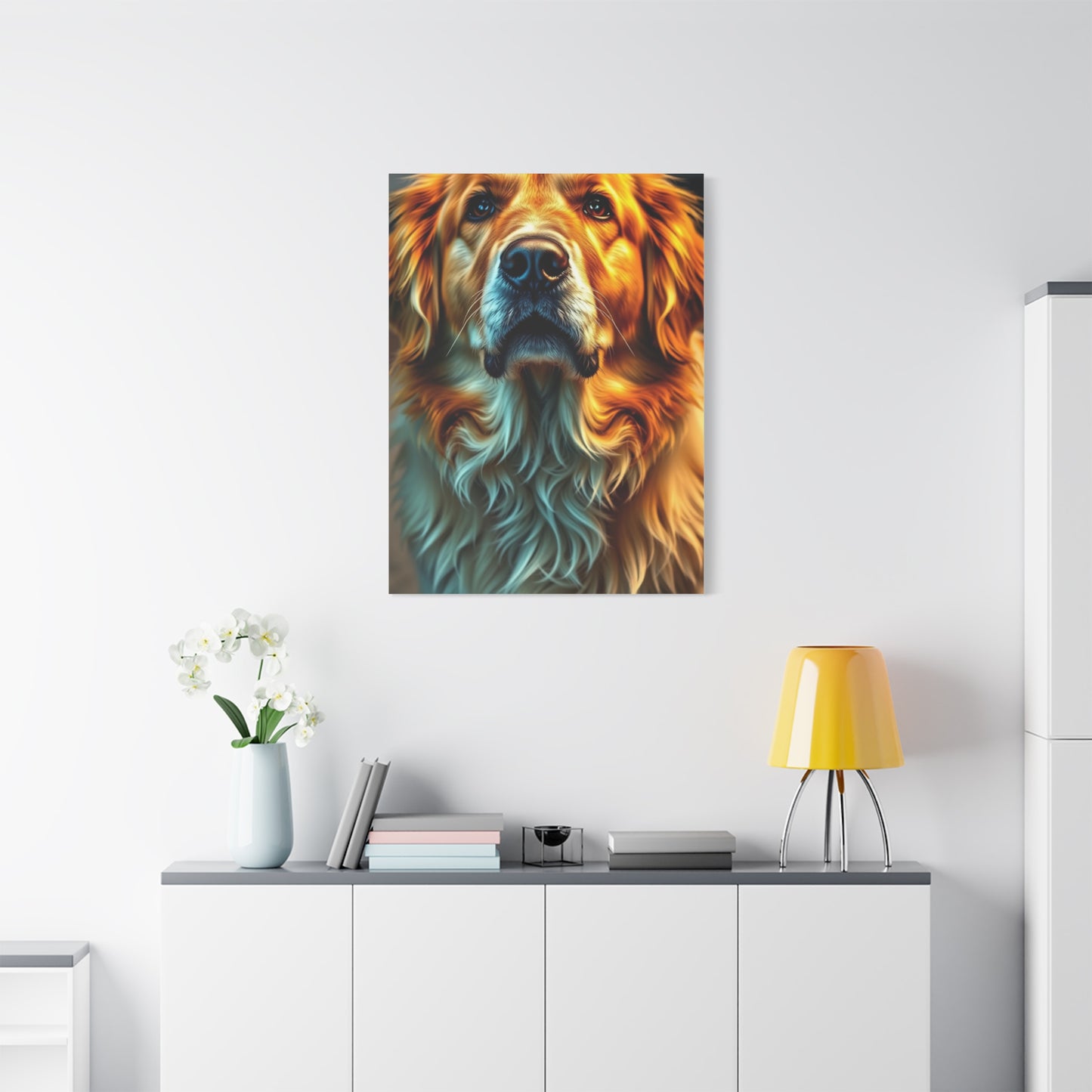 Vision Golden Retriever Art Art Wall Art & Canvas Print