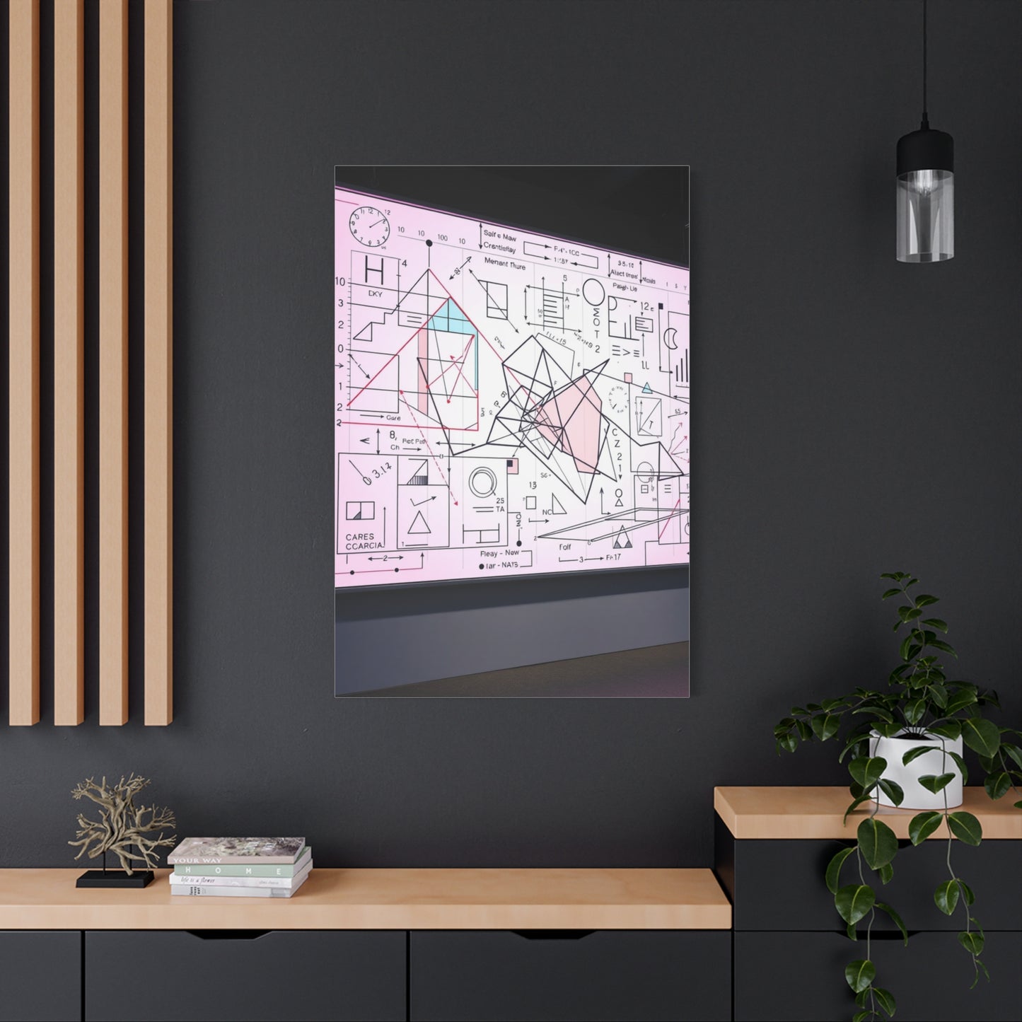 Modern Math Art for Creative Spaces Supreme Canvas Wall Art & Canvas Print