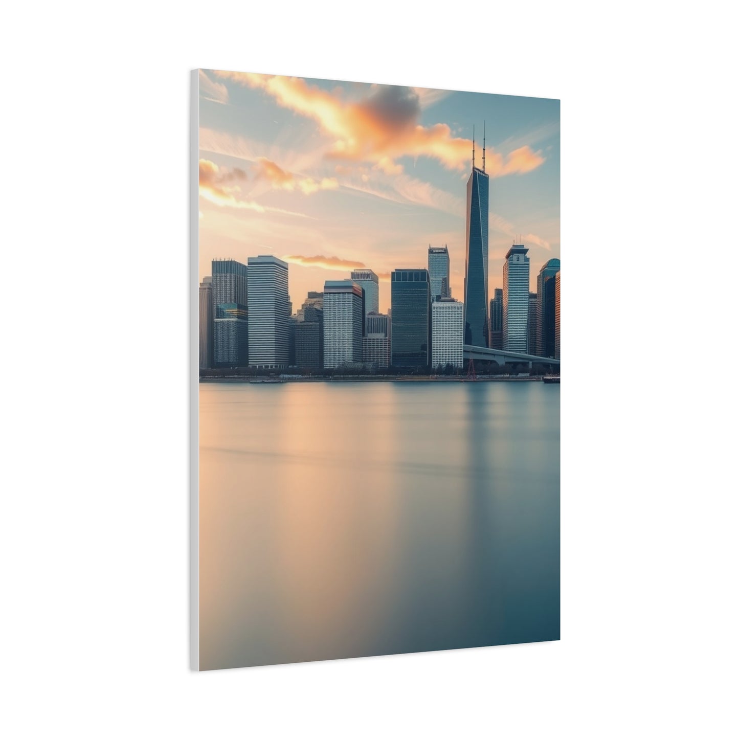 Chicago Skylines Art Canvas Art 9 Wall Art & Canvas Print
