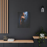 Jazz Vocalist Spotlight Elegance Wall Art & Canvas Print