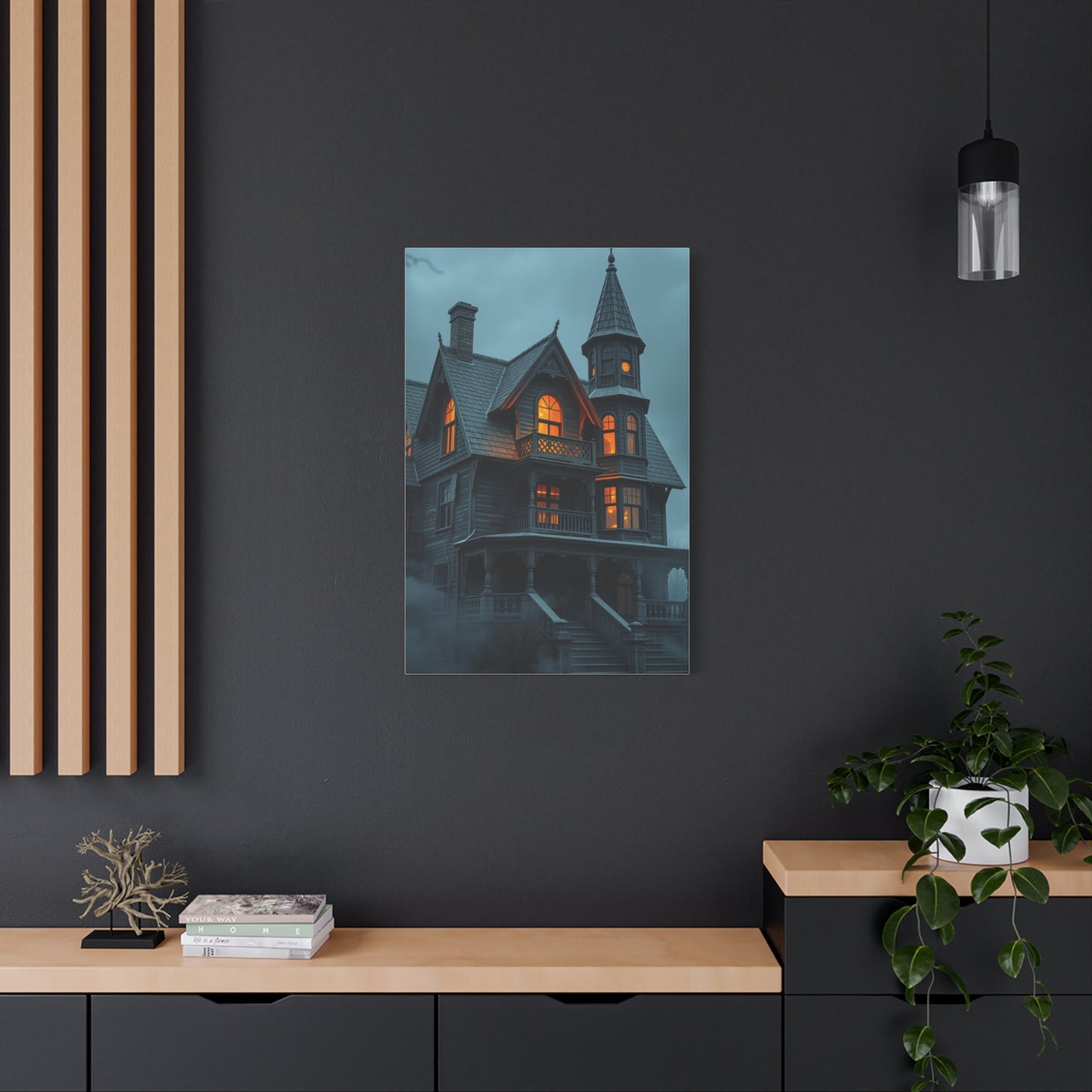 Supreme Haunted House Art Beautiful Collection Wall Art & Canvas Print