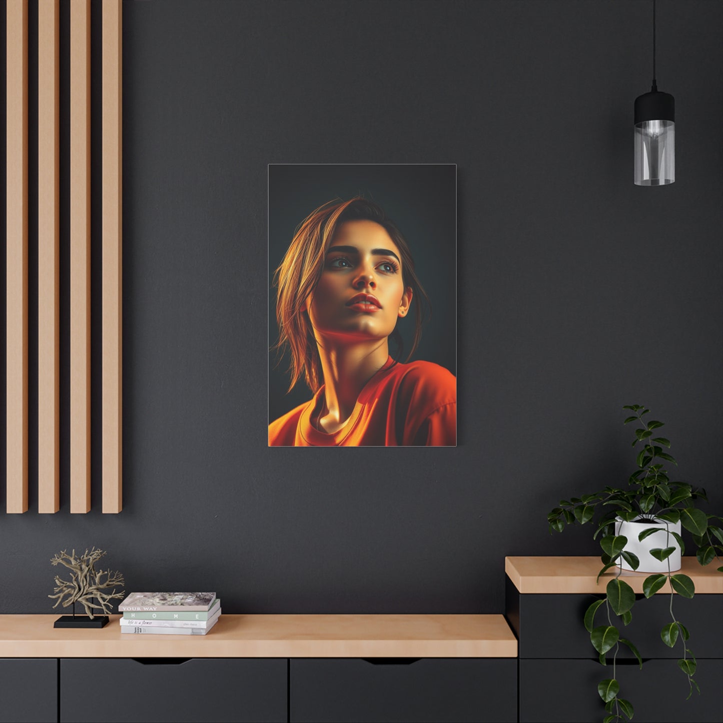 Supreme Pop of Orange Art Collection Wall Art & Canvas Print