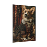 Aristocratic Corgi in Renaissance Attire Wall Art & Canvas Print