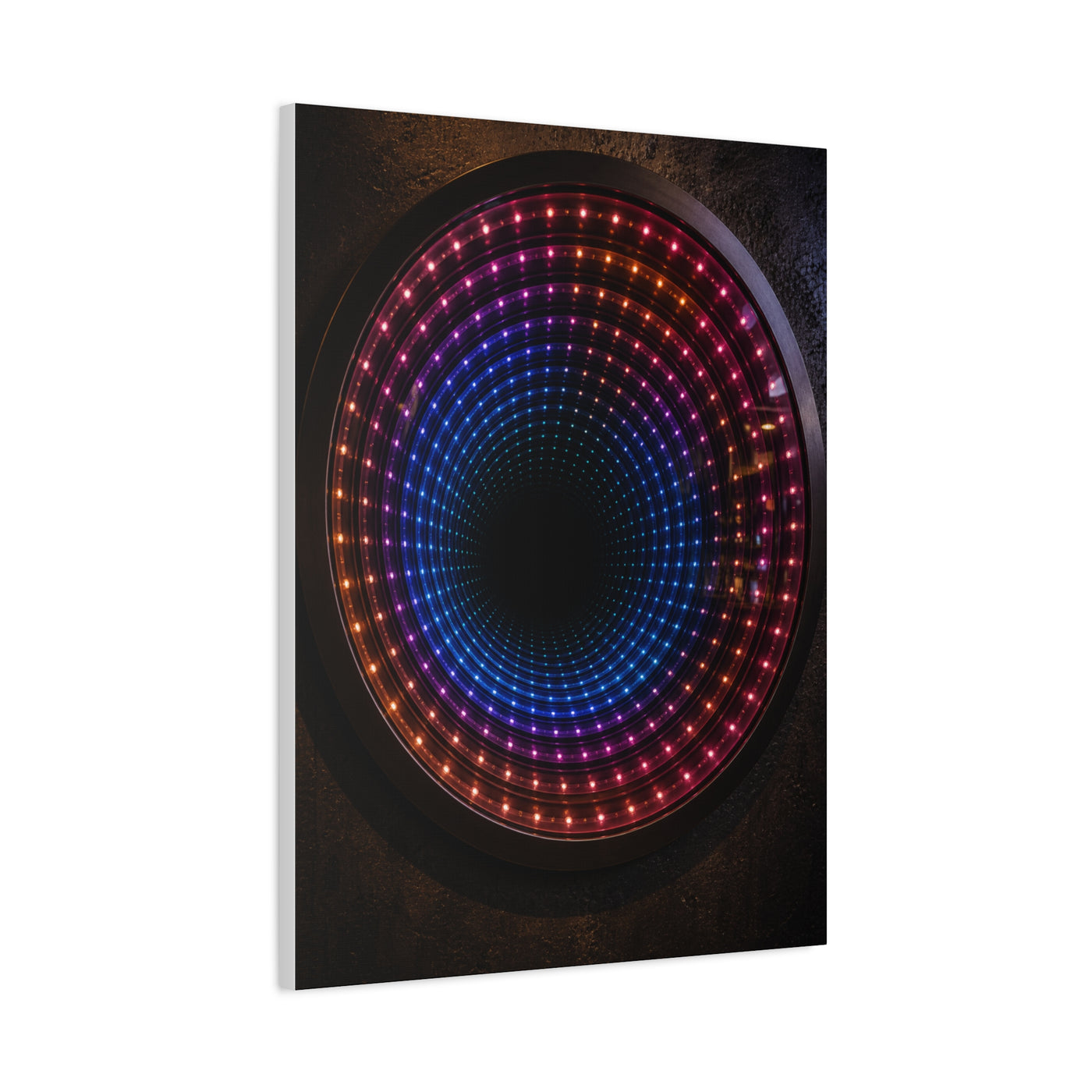 Infinity Neon Tunnel Mirror Wall Art & Canvas Print