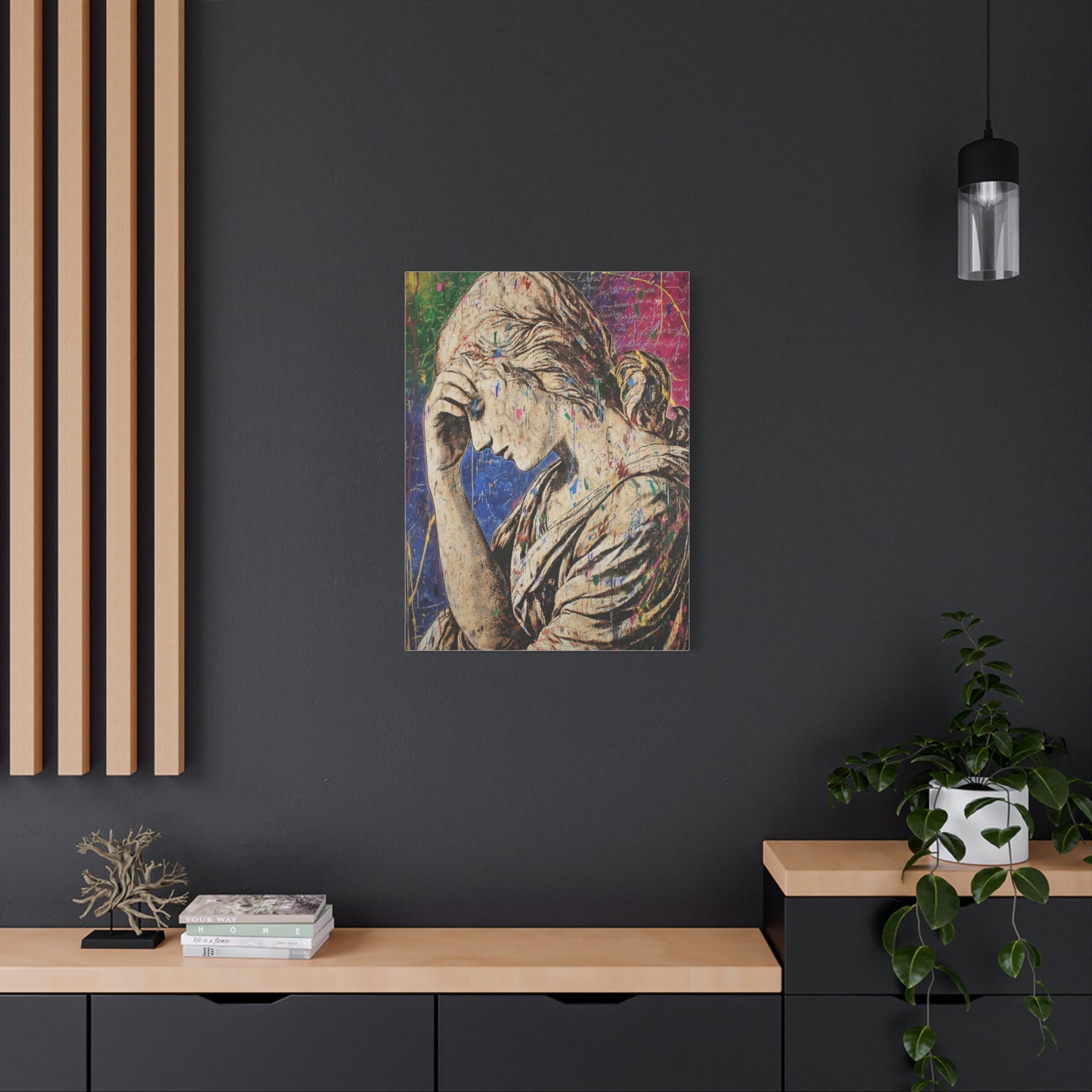 Graffiti Renaissance Sculpture Wall Art & Canvas Print