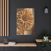 Artisan Woven Sunflower Relief Wall Art & Canvas Print